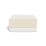 ANTIGUA OTTOMAN | Aluminum White, Marley Parchment,