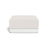ANTIGUA OTTOMAN | Aluminum White, Marley Snow,