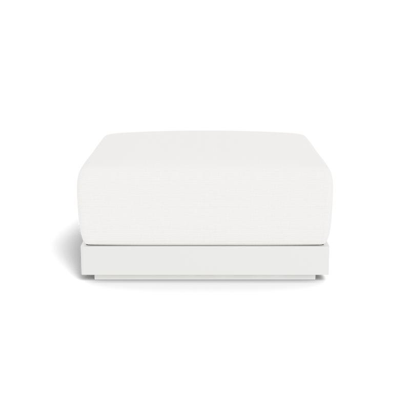ANTIGUA OTTOMAN | Aluminum White, Monterey Chalk,