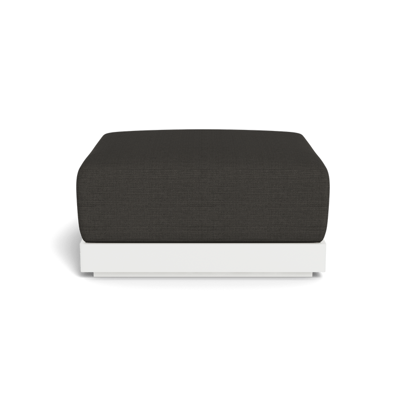 ANTIGUA OTTOMAN | Aluminum White, Monterey Charcoal,