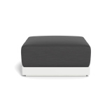 ANTIGUA OTTOMAN | Aluminum White, Panama Grafito,