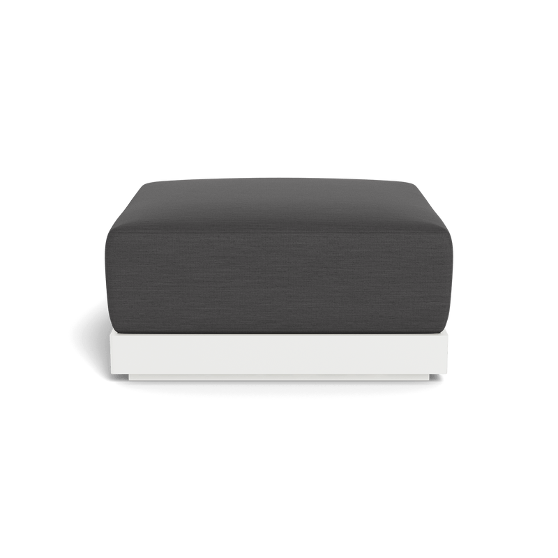 ANTIGUA OTTOMAN | Aluminum White, Panama Grafito,