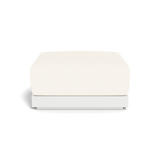 ANTIGUA OTTOMAN | Aluminum White, Riviera Ivory,