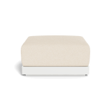 ANTIGUA OTTOMAN | Aluminum White, Riviera Sand,