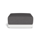 ANTIGUA OTTOMAN | Aluminum White, Riviera Slate,