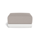 ANTIGUA OTTOMAN | Aluminum White, Riviera Stone,