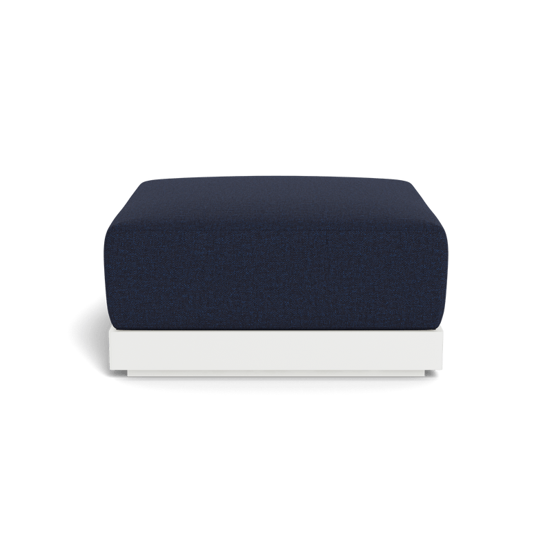 ANTIGUA OTTOMAN | Aluminum White, Siesta Indigo,