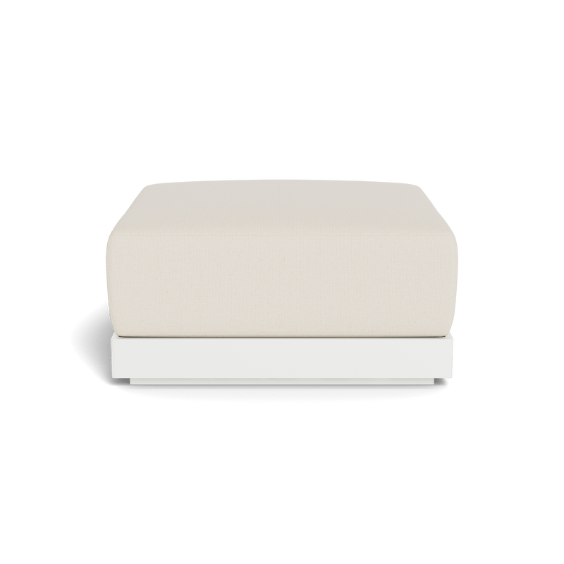 ANTIGUA OTTOMAN | Aluminum White, Siesta Ivory,