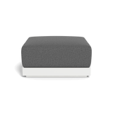 ANTIGUA OTTOMAN | Aluminum White, Siesta Slate,