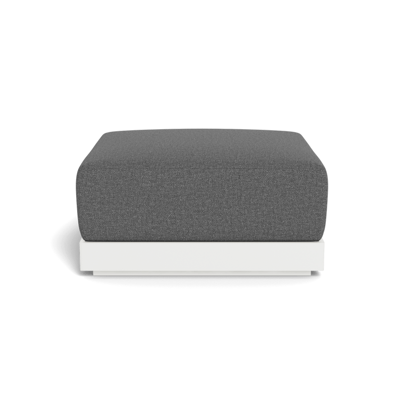 ANTIGUA OTTOMAN | Aluminum White, Siesta Slate,