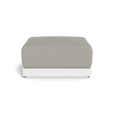 ANTIGUA OTTOMAN | Aluminum White, Stirling Fog,