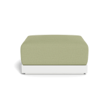 ANTIGUA OTTOMAN | Aluminum White, Stirling Sage,