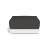 ANTIGUA OTTOMAN | Aluminum White, Stirling Shadow,