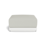 ANTIGUA OTTOMAN | Aluminum White, Stirling Smoke,