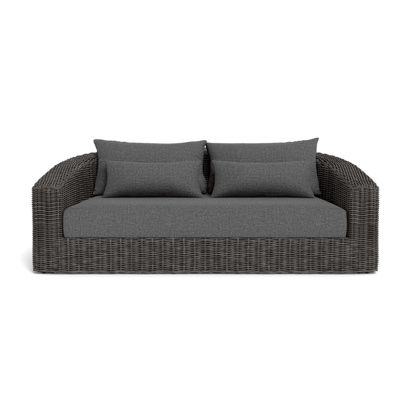 Barcelona 2 Seat Sofa | Wicker Grey, Siesta Slate,