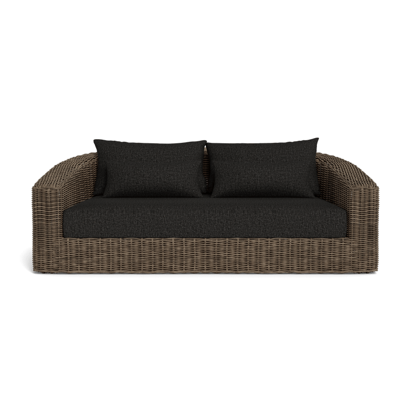 Barcelona 2 Seat Sofa | Wicker Taupe, Copacabana Midnight,