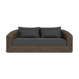 Barcelona 2 Seat Sofa | Wicker Taupe, Panama Grafito,