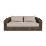 Barcelona 2 Seat Sofa | Wicker Taupe, Panama Marble,