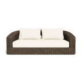 Barcelona 2 Seat Sofa | Wicker Taupe, Riviera Ivory,