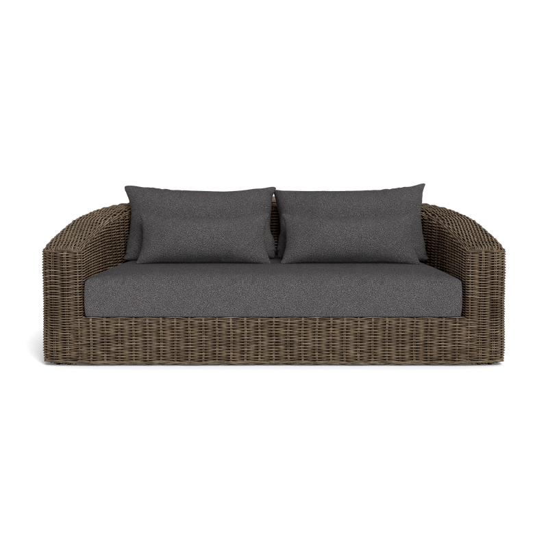 Barcelona 2 Seat Sofa | Wicker Taupe, Riviera Slate,