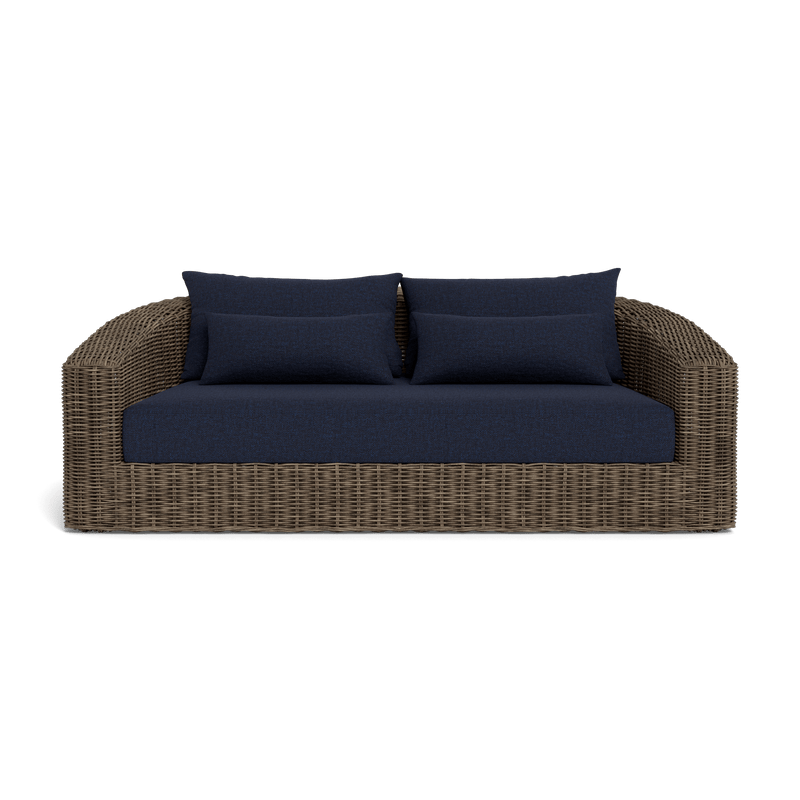 Barcelona 2 Seat Sofa | Wicker Taupe, Siesta Indigo,