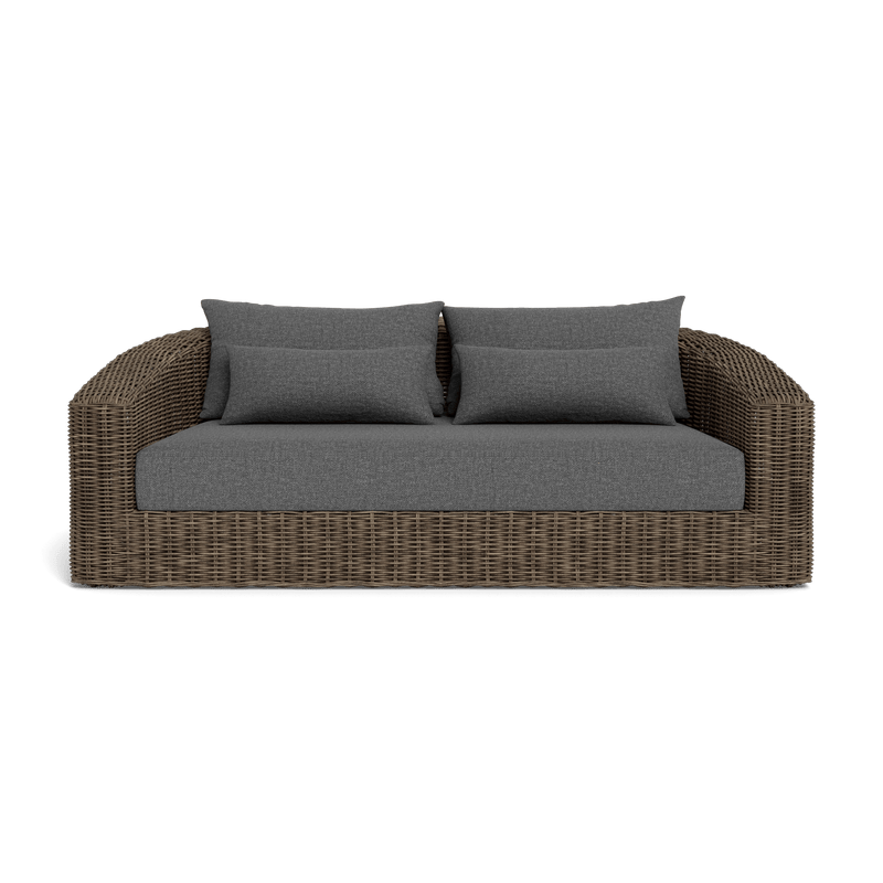 Barcelona 2 Seat Sofa | Wicker Taupe, Siesta Slate,