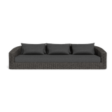 Barcelona 3 Seat Sofa | Wicker Grey, Lisos Grafito,