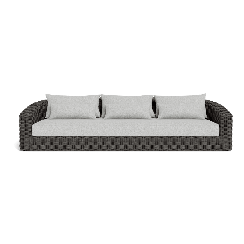 Barcelona 3 Seat Sofa | Wicker Grey, Copacabana Sand,