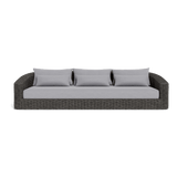 Barcelona 3 Seat Sofa | Wicker Grey, Panama Cloud,