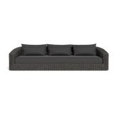 Barcelona 3 Seat Sofa | Wicker Grey, Panama Grafito,