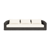 Barcelona 3 Seat Sofa | Wicker Grey, Riviera Ivory,