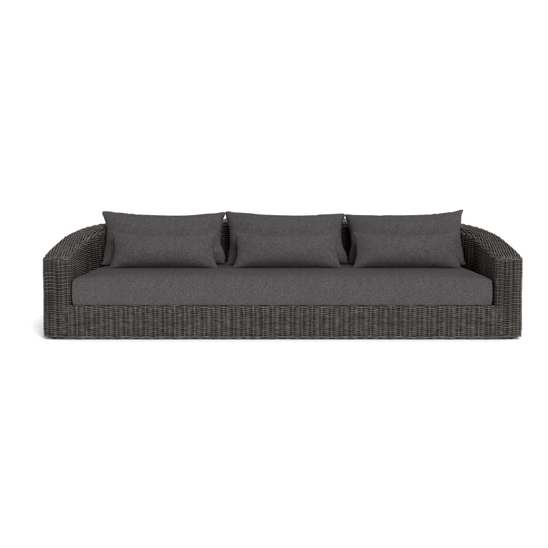 Barcelona 3 Seat Sofa | Wicker Grey, Riviera Slate,