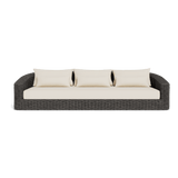 Barcelona 3 Seat Sofa | Wicker Grey, Siesta Ivory,