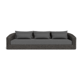 Barcelona 3 Seat Sofa | Wicker Grey, Siesta Slate,