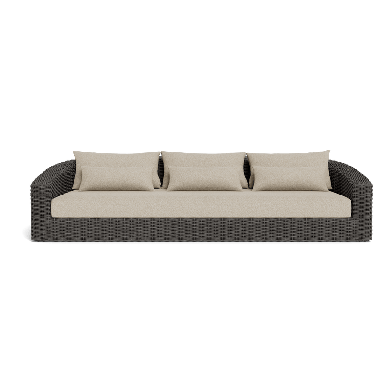 Barcelona 3 Seat Sofa | Wicker Grey, Siesta Taupe,