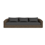 Barcelona 3 Seat Sofa | Wicker Taupe, Lisos Grafito,
