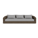 Barcelona 3 Seat Sofa | Wicker Taupe, Lisos Piedra,