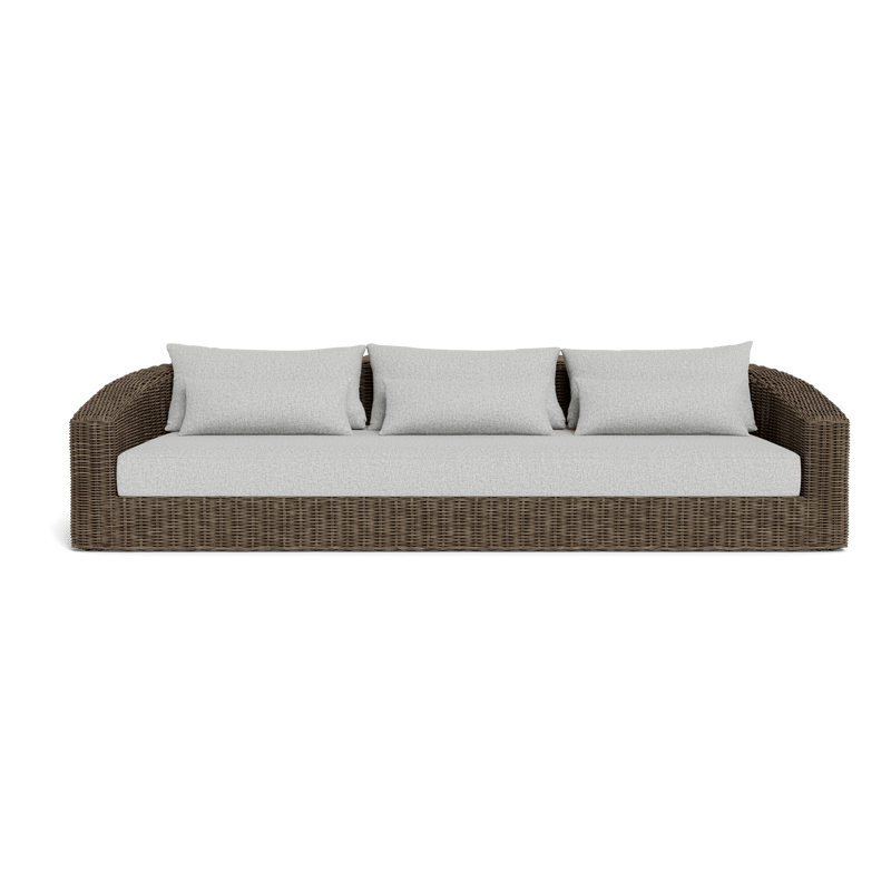 Barcelona 3 Seat Sofa | Wicker Taupe, Copacabana Sand,