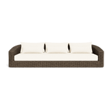 Barcelona 3 Seat Sofa | Wicker Taupe, Riviera Ivory,