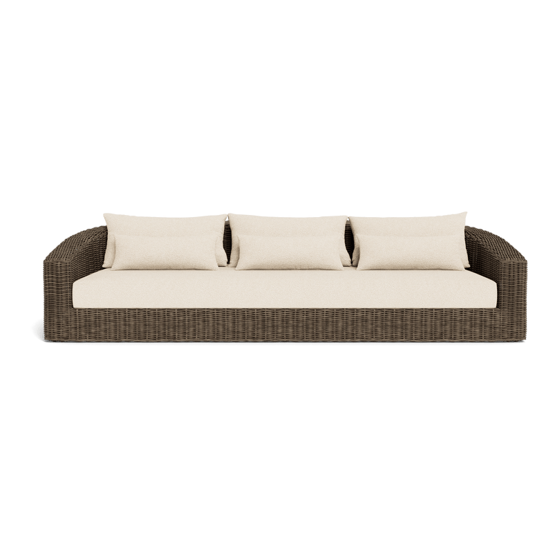 Barcelona 3 Seat Sofa | Wicker Taupe, Riviera Sand,