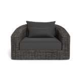 Barcelona Lounge Chair | Wicker Grey, Panama Grafito,