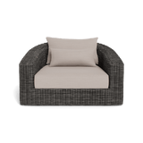 Barcelona Lounge Chair | Wicker Grey, Panama Marble,