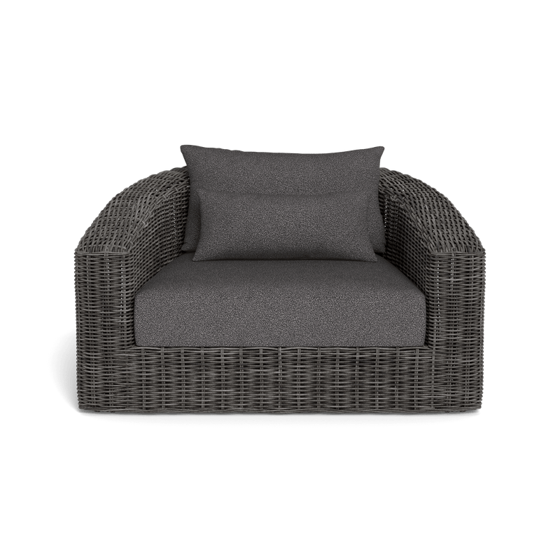 Barcelona Lounge Chair | Wicker Grey, Riviera Slate,