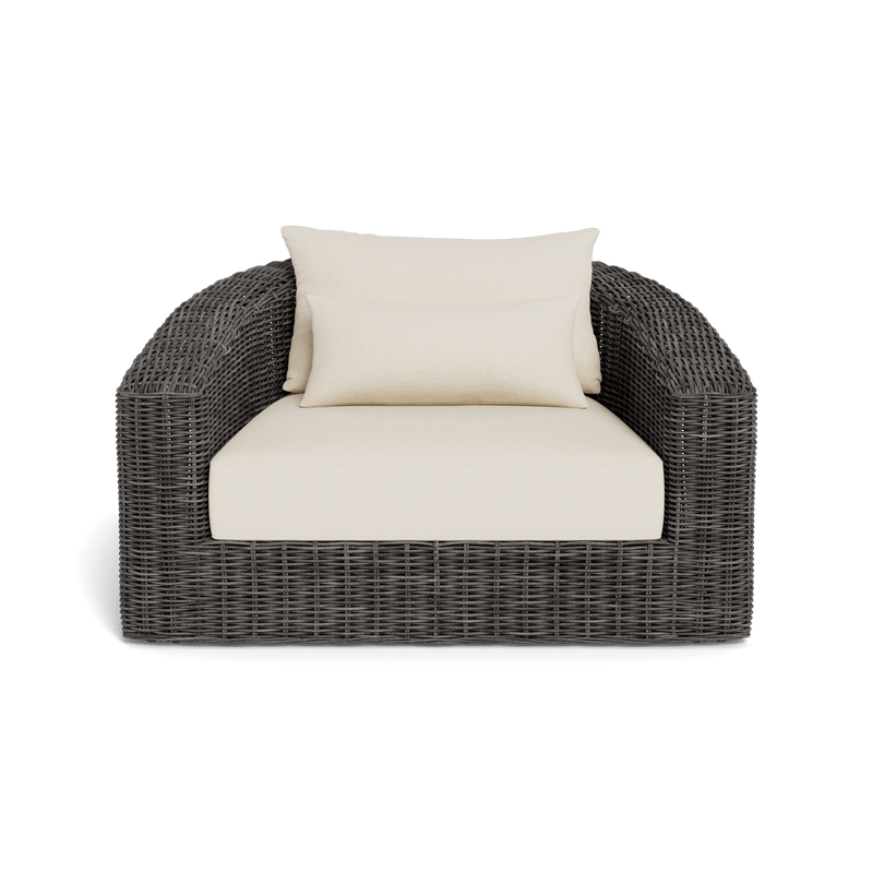 Barcelona Lounge Chair | Wicker Grey, Siesta Ivory,