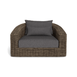 Barcelona Lounge Chair | Wicker Taupe, Riviera Slate,