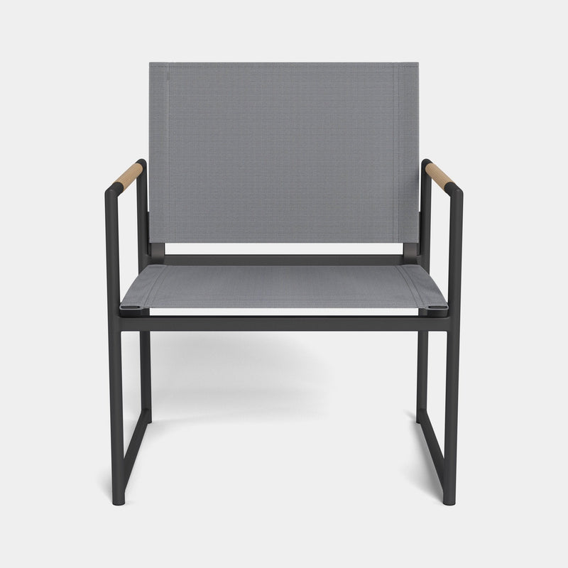 Breeze Club Chair | Aluminum White, Batyline White,