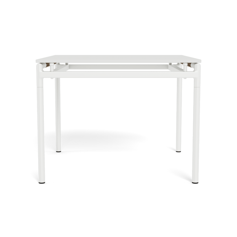 Breeze Glass Dining Table 39" - Harbour - ShopHarbourOutdoor - BREE-03A-ALWHI-GLWHI