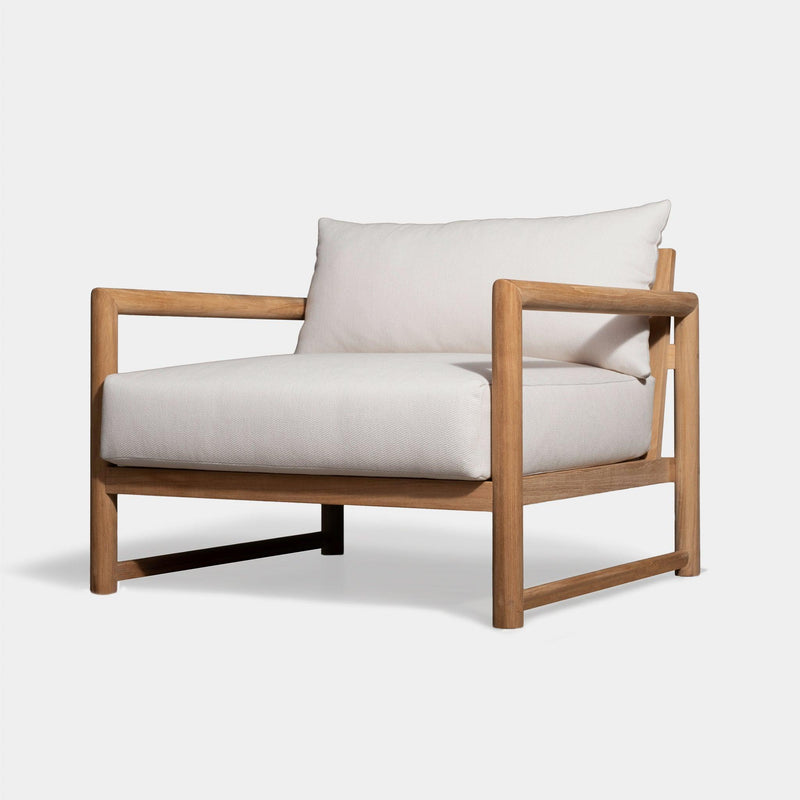 Breeze Xl Teak Lounge Chair - Harbour - ShopHarbourOutdoor - BRTK-08A-TENAT-PANBLA