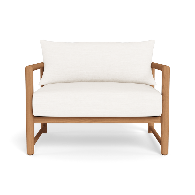 Breeze Xl Teak Lounge Chair - Harbour - ShopHarbourOutdoor - BRTK-08A-TENAT-PANBLA