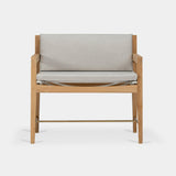 Byron Lounge Chair | Teak Natural, Copacabana Sand, Batyline White